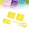 3Pcs 3 Styles Plastic Fuse Beads Picking Tray DIY-PH0038-05-1