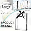 24Pcs Rectangle PVC Gift Bags with Hole Handle for Candy ABAG-BC0001-64-4