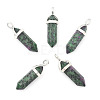 Natural Ruby in Zoisite Double Terminated Pointed Pendants G-F295-04N-3