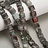 Natural African Bloodstone Beads Strands GG-F802-B17-01-1