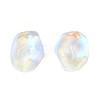 Glass Rhinestone Cabochons MRMJ-N029-07-10-2