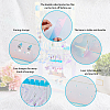 Laser Style Acrylic Earring Display Stands EDIS-WH0029-31-4