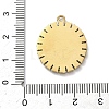 304 Stainless Steel & Rhinestone Pendants STAS-G371-09H-02G-3