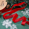 Velvet Ribbon SRIB-WH0006-18O-4