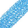 Electroplate Glass Beads Strands LS-EGLA-A044-T4mm-B08-1