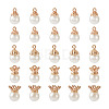 Craftdady 50Pcs 5 Styles Resin Imitation Pearl Pendants FIND-CD0001-32-11