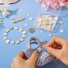 90Pcs 3 Styles Freshwater Shell Buttons BUTT-TA0001-41-6