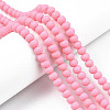 Handmade Polymer Clay Beads Strands X-CLAY-N008-053-02-5