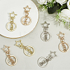 18Pcs 3 Style Alloy Keychain Clasps KEYC-SP0001-49D-7
