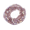 Transparent Glass Beads Strands EGLA-A044-T2mm-MB07-2