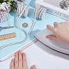 Ceramic & Glitter Resin Hotfix Rhinestone(Hot Melt Adhesive On The Back) DIY-WH0308-621B-3