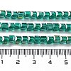 Electroplate Glass Beads Strands EGLA-R030-4x4mm-11-2