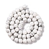 Natural Howlite Beads Strands G-G001-B03-06-3