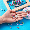 Spray Painted Glass Beads GLAA-TA0001-03-7