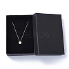 Brass Micro Pave Cubic Zirconia Pendant Necklaces NJEW-JN02426-5