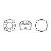 Preciosa&reg MAXIMA Crystal in Sew-On Cup X-PRC-SS29-90310-S-3