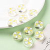 Transparent Enamel Acrylic Beads TACR-S155-005D-6