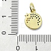 Brass Micro Pave Colorful Cubic Zirconia Pendants KK-H475-18G-02-3