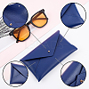2Pcs 2 Colors PU Imitation Leather Envelope Glasses Bag FIND-GA0002-73-7