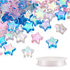 Beadthoven 480Pcs 3 Colors Star Transparent Acrylic Beads DIY-BT0001-17-3