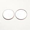 Tarnish Resistant 316 Surgical Stainless Steel Milled Edge Bezel Cups STAS-K099-01-25mm-P-2