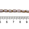 Electroplate Glass Beads Strands EGLA-P061-02A-03-4