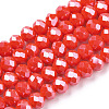 Electroplate Glass Beads Strands EGLA-A034-P2mm-A10-1
