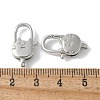 Brass Lobster Claw Clasps KK-F893-12P-02-3
