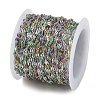 Brass Dapped Chains AJEW-Q153-03P-03-3