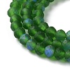 Imitation Jade Glass Beads Strands EGLA-A034-T3mm-MB24-4