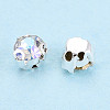 Sew on Rhinestone Montee Beads KK-T071-01G-01-2