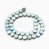 Electroplated Non-magnetic Synthetic Hematite Beads Strands G-P392-S02-1
