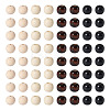 Natural Wood Beads WOOD-CD0001-02-2