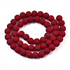 Opaque Glass Beads Strands GLAA-T032-P8mm-MD05-3