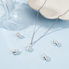 5Pcs 925 Sterling Silver Charms STER-BBC0002-19-4