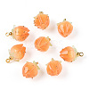 Handmade Epoxy Resin Flower Pendants X-KY-S163-103E-4