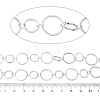 304 Stainless Steel Ring Link Chains CHS-G044-05P-02-2