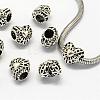 Alloy European Beads PALLOY-S079-008AS-1