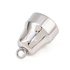 304 Stainless Steel Bell Pendants STAS-Z171-21P-4