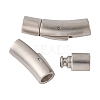 304 Stainless Steel Bayonet Clasps LS-STAS-C041-01-1