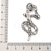 316 Surgical Stainless Steel Pendants STAS-Z073-124AS-03-3