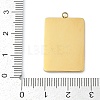 304 Stainless Steel Rhinestones Pendants STAS-D306-01G-B-3