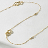 Simple Iron Double Ring Cable Chain Long Necklaces for Women WE4391-4
