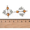 Alloy Enamel Chandelier Component Links ENAM-EA9734Y-6-4