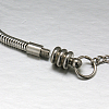 304 Stainless Steel European Round Snake Chains Bracelets X-STAS-J015-06-2
