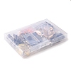 64Pcs 8 Colors Zinc Alloy Cord Ends FIND-WR0007-46-4