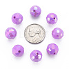 Opaque Acrylic Beads TACR-S154-10F-03-5