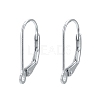 925 Sterling Silver Leverback Earrings Findings STER-M017-01S-1
