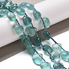 Natural Green Fluorite Beads Strands G-NH0032-A01-01-5