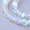 Synthetic Moonstone Beads Strands X-G-R375-12mm-A13-1